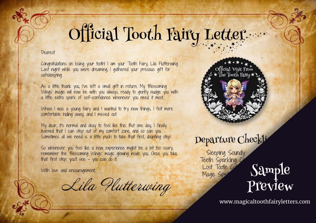 The Tooth Fairy Letter