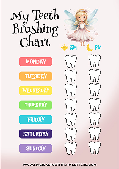 tooth brushing chart free