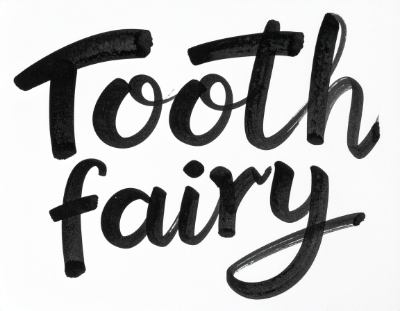 whimsical tooth fairy signature