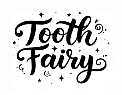 cute tooth fairy signature to print