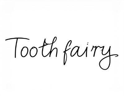 printable tooth fairy signature