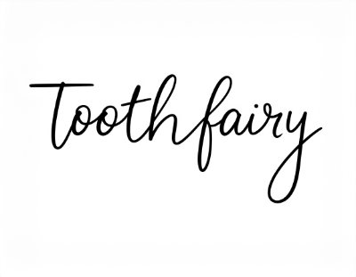 free tooth fairy signature