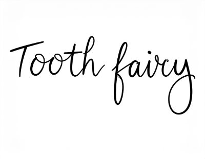 free tooth fairy signature