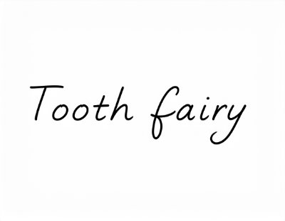 tooth fairy signature template
