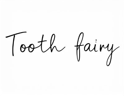printable tooth fairy signature